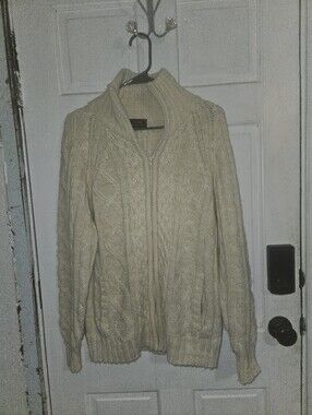 Thane Vintage Cable Knit Sweater..large